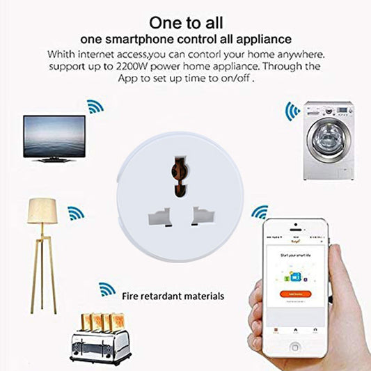 Denhip Smart Plug - Universal 10A - SW-UP202