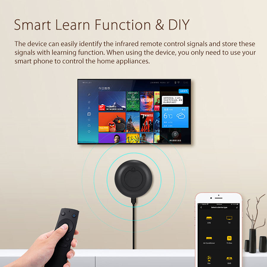 Denhip Smart Infrared Remote Control - IR Universal Remote - IR360
