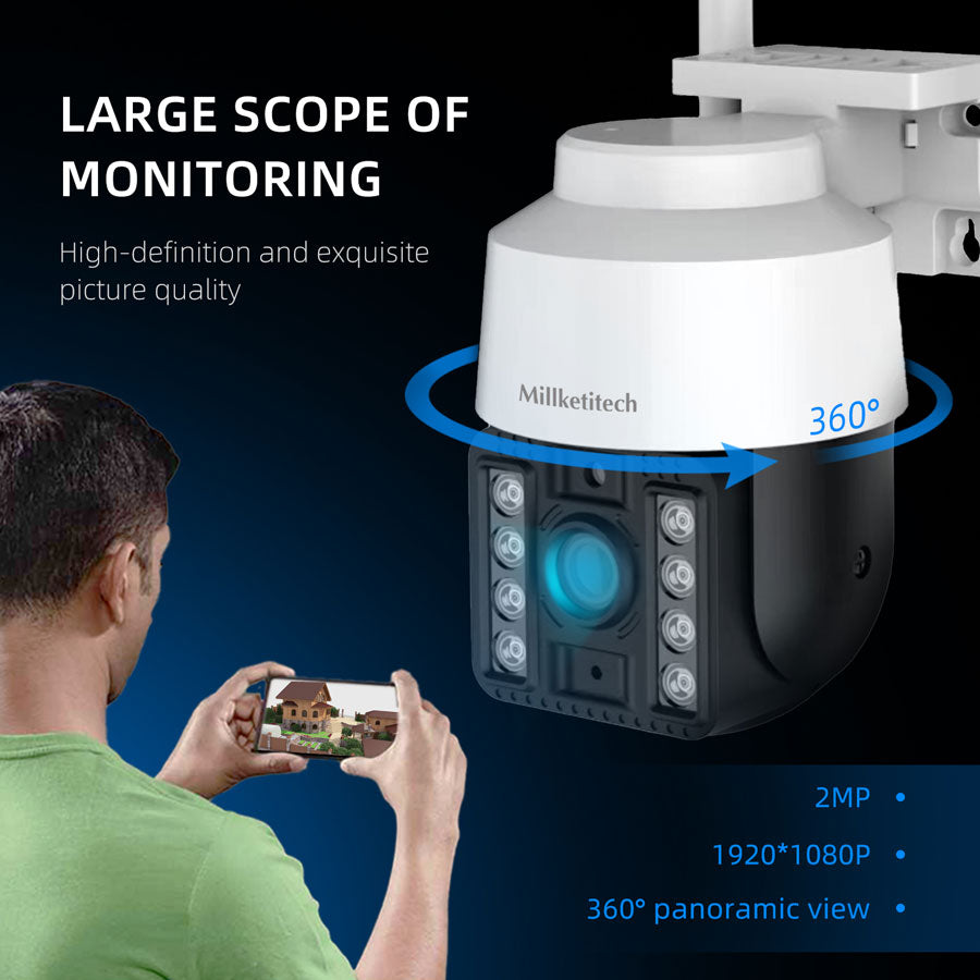 Denhip Smart Outdoor Camera - ZC-X2-B23