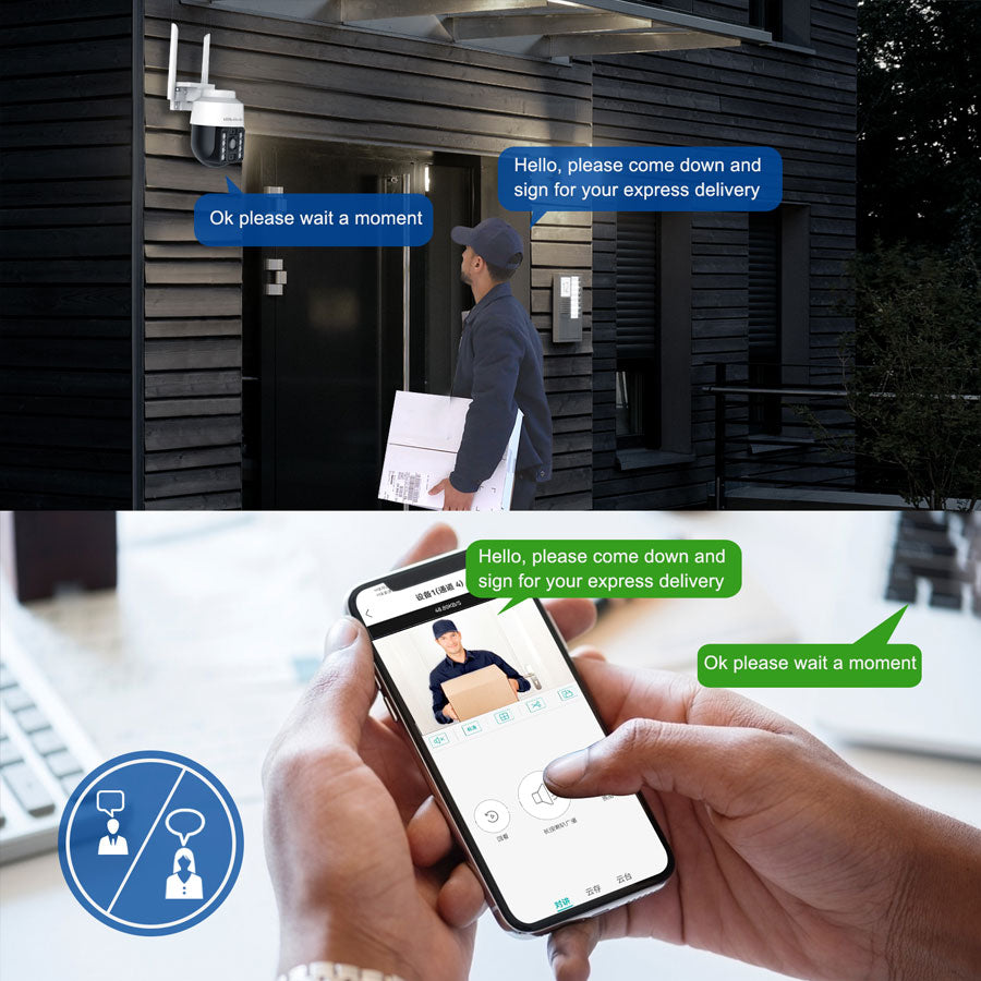 Denhip Smart Outdoor Camera - ZC-X2-B23
