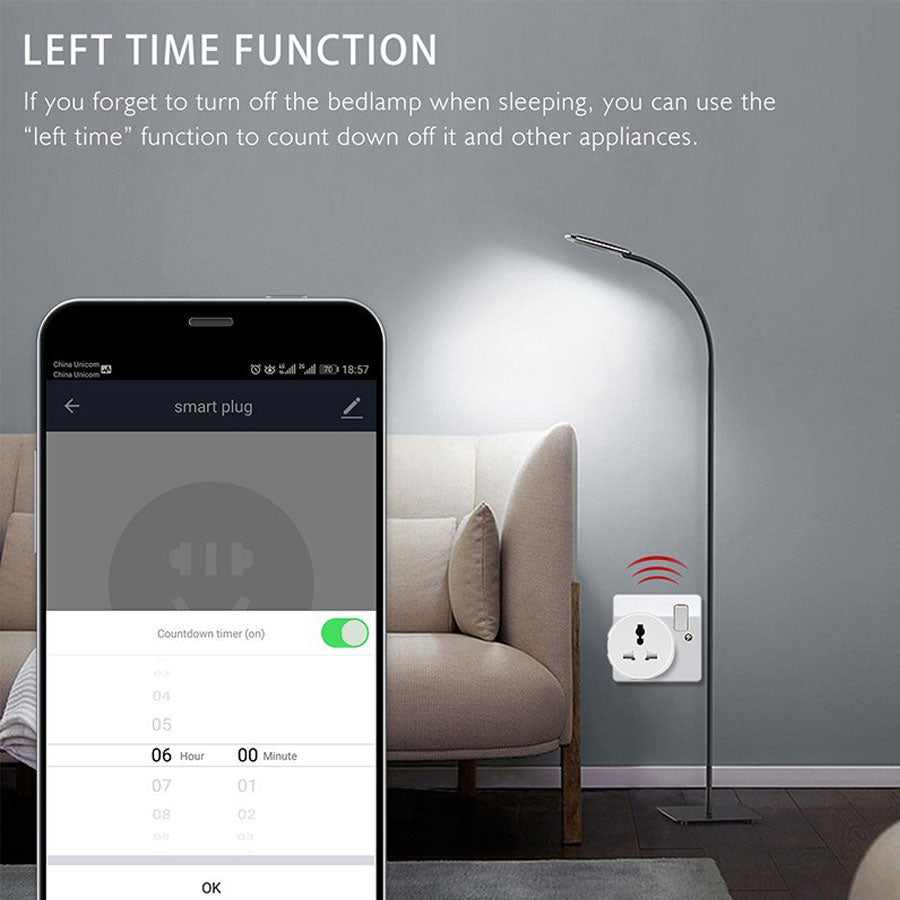 Denhip Smart Plug - Universal 10A - SW-UP202
