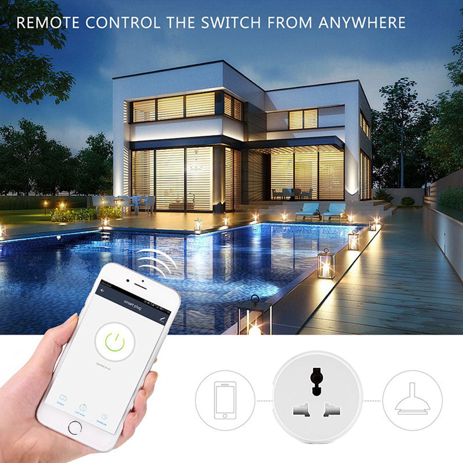 Denhip Smart Plug - Universal 10A - SW-UP202